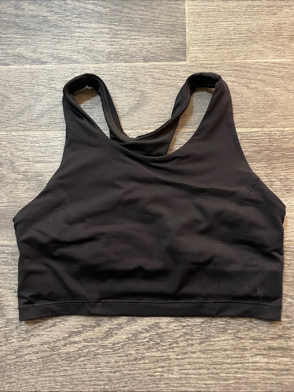 Lululemon Black Racerback Sports Bra - Picture 4 of 5